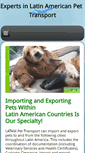 Mobile Screenshot of latampettransport.com